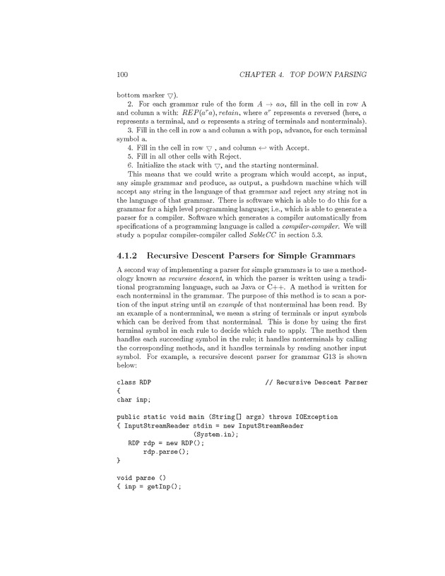 Compiler Design: Theory, Tools, and Examples - Page 100